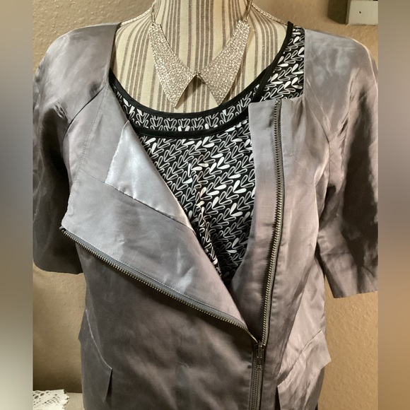 🎁 MONÍSIMO Gray Jacket, short SLEVES - Picture 2 of 16